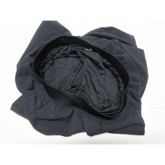 Under Armour women's black Heatgear athletic fit brief lined running 6" shorts S - Picture 6 of 12